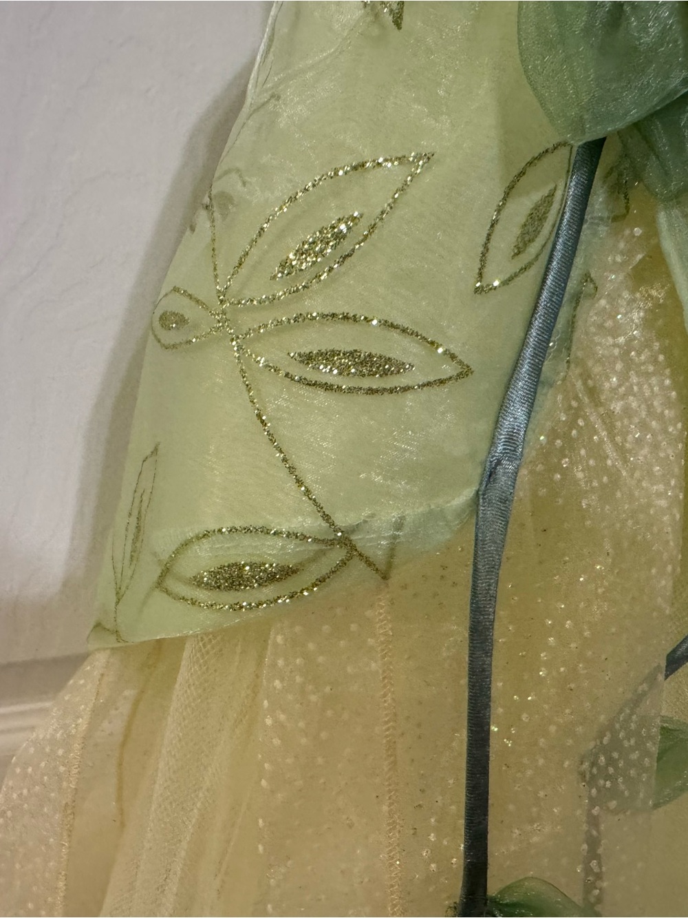 Disney Princess & the Frog- Green and Yellow Princess Dress - Picture 8 of 9